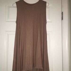 Gold and brown dress